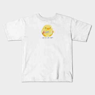 Call me cute again duck Kids T-Shirt
